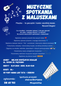 Read more about the article Muzyczne spotkania z maluszkami